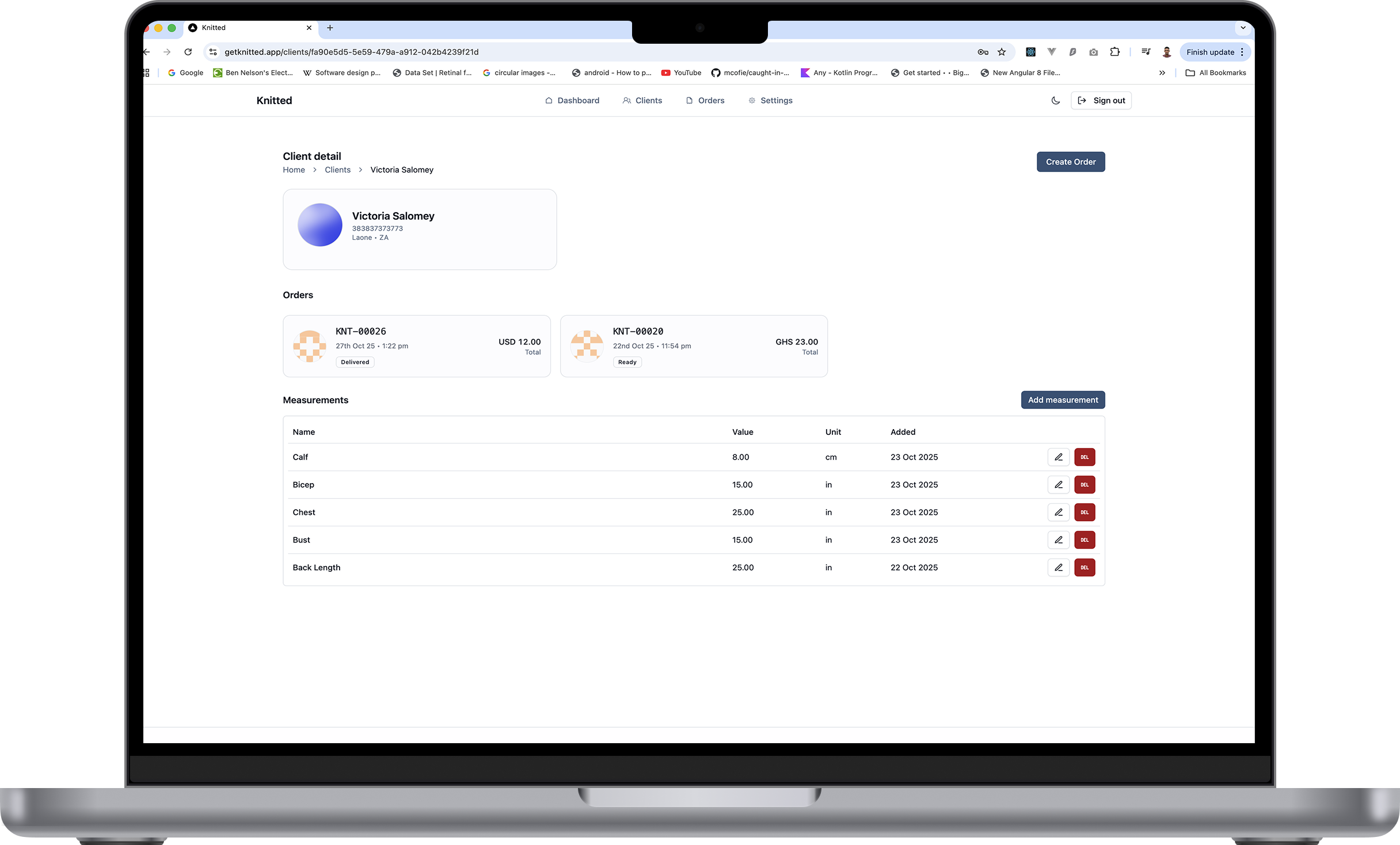 Knitted web screen 2 (light)